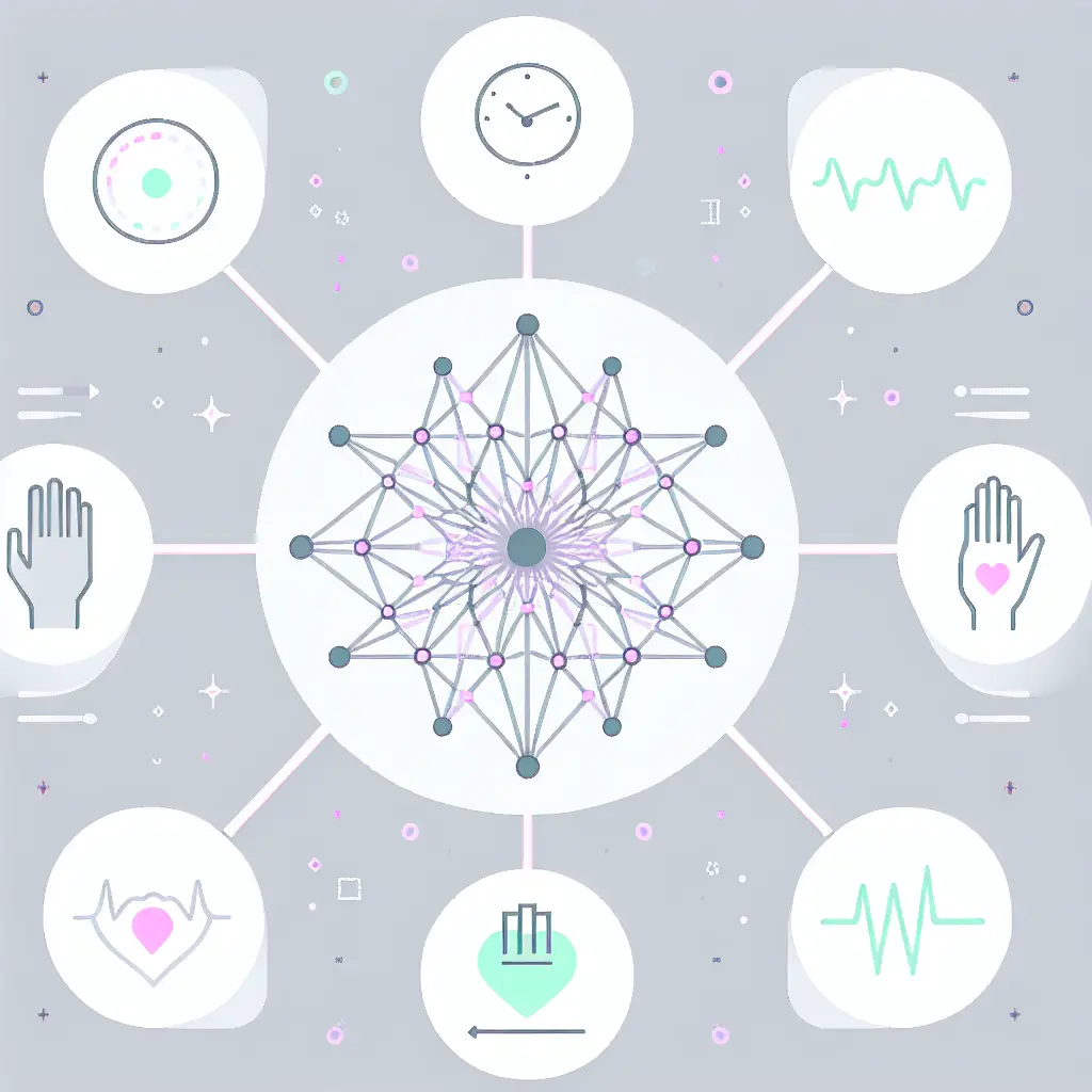 Rete neurale AI che analizza pattern di fumo