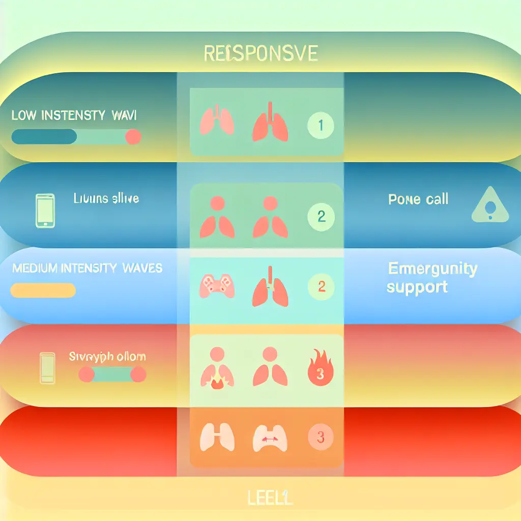 Sistema di risposta a tre livelli per gestire i craving: protocollo visivo dal livello lieve a quello severo con strategie specifiche