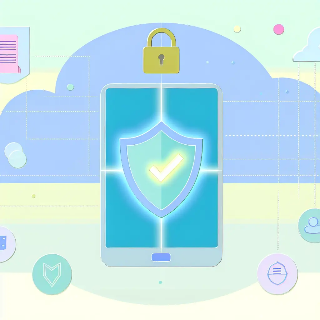 Rappresentazione visiva della sicurezza dei dati e conformità GDPR nelle app di salute digitale