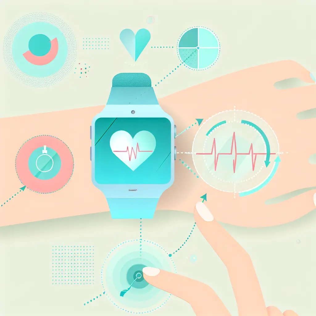 Visualizzazione dei sensori smartwatch che rilevano il gesto di fumare