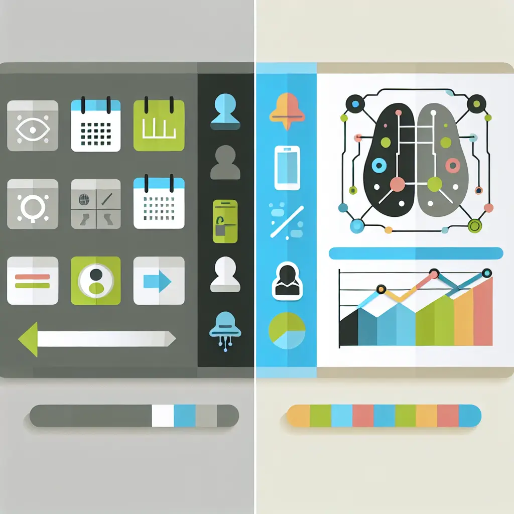 Confronto tra app tradizionali e app con intelligenza artificiale