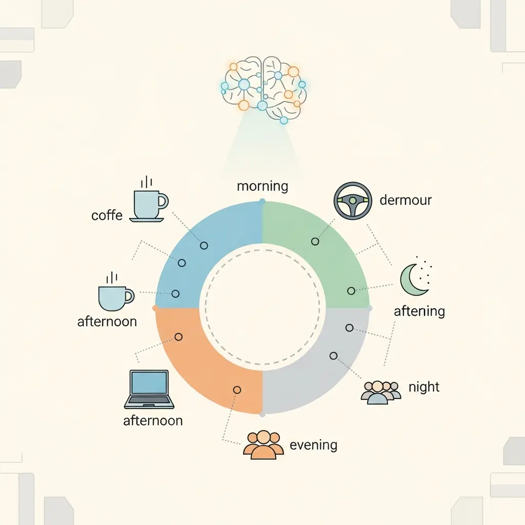 Illustrazione del riconoscimento dei pattern e trigger del fumo attraverso l'intelligenza artificiale