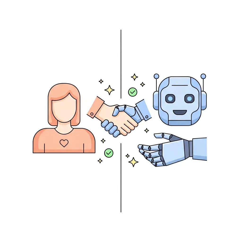 Il modello ibrido di supporto che combina intelligenza artificiale e terapia umana