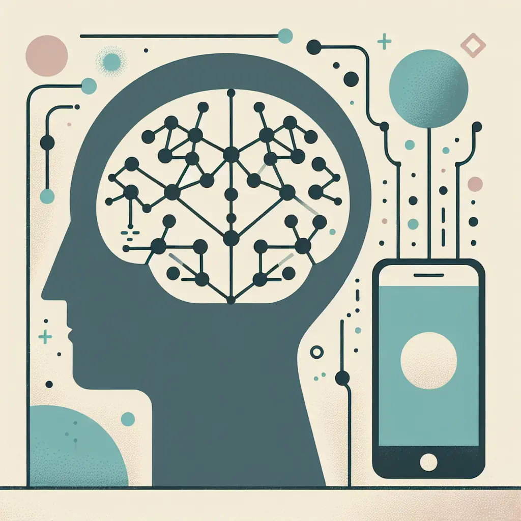 Persona che utilizza app di intelligenza artificiale su smartphone per smettere di fumare con monitoraggio in tempo reale