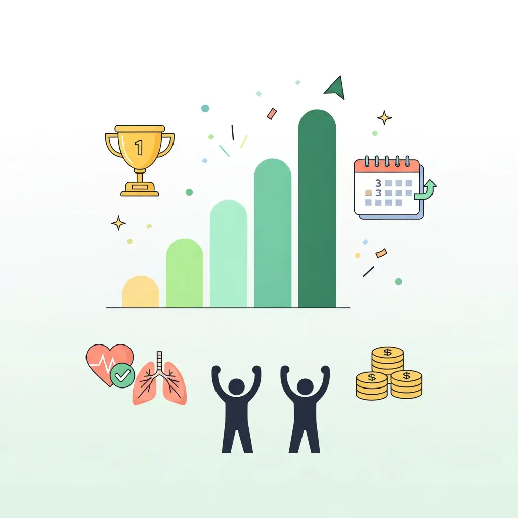 Statistiche di successo dell'intelligenza artificiale nel supporto alla cessazione del fumo